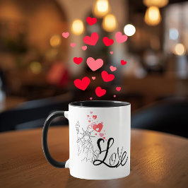 Taza Love and Monument Personalized Mug