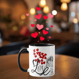 Taza Love and Monument Personalized Mug