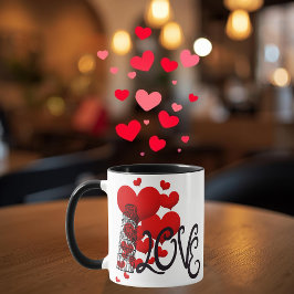 Taza Love and Monument Personalized Mug
