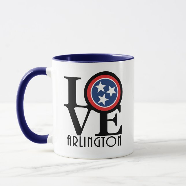 Taza LOVE Arlington TN (Izquierda)