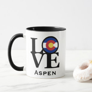 Taza LOVE Aspen Colorado Mug