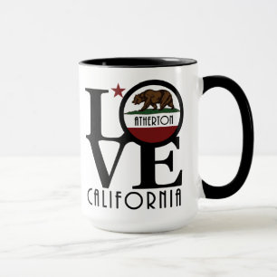 Taza LOVE Atherton California 15oz