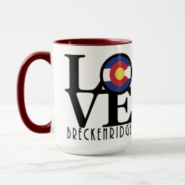 Taza LOVE Breckenridge Colorado