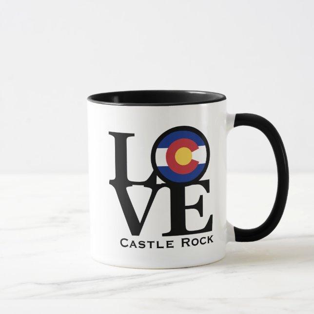 Taza LOVE Castle Rock Colorado Mug (Derecha)