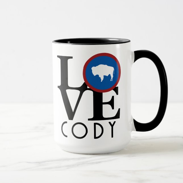 Taza LOVE Cody Wyoming 15oz (Derecha)