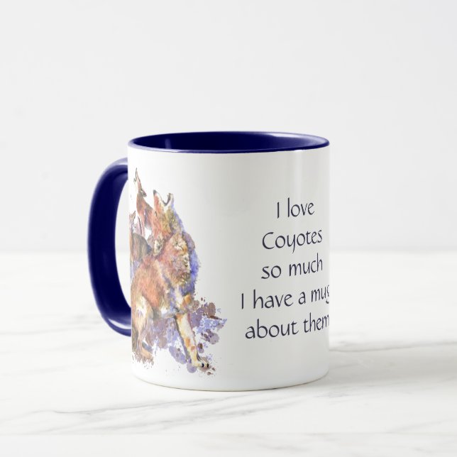 Taza Love Coyotes: Una cita tan divertida (Anverso izquierdo)