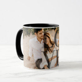 Taza "LOVE" diseño fotográfico completo personalizado