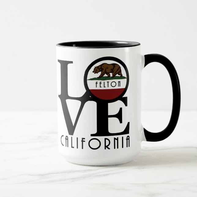 Taza LOVE Felton California 15oz (Derecha)
