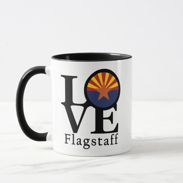 Taza LOVE Flagstaff Aizona 11oz (Izquierda)
