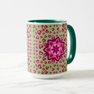 TAZA LOVE FLOWER HEART BIRTHDAY VALENTINE MUG
