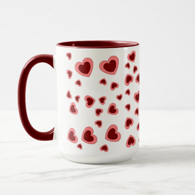 TAZA LOVE FLOWER HEART BIRTHDAY VALENTINE MUG (Izquierda)