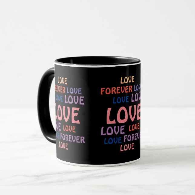TAZA LOVE FLOWER HEART BIRTHDAY VALENTINE MUG (Anverso izquierdo)