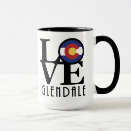 Taza LOVE Glendale Colorado 15oz