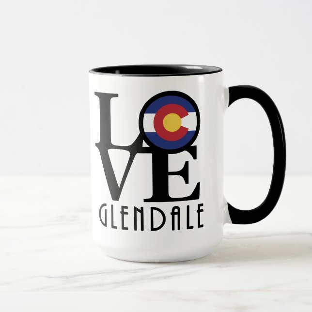 Taza LOVE Glendale Colorado 15oz (Derecha)