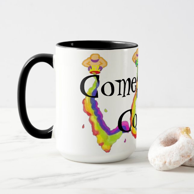 Taza Love in All Colors (Con donut)