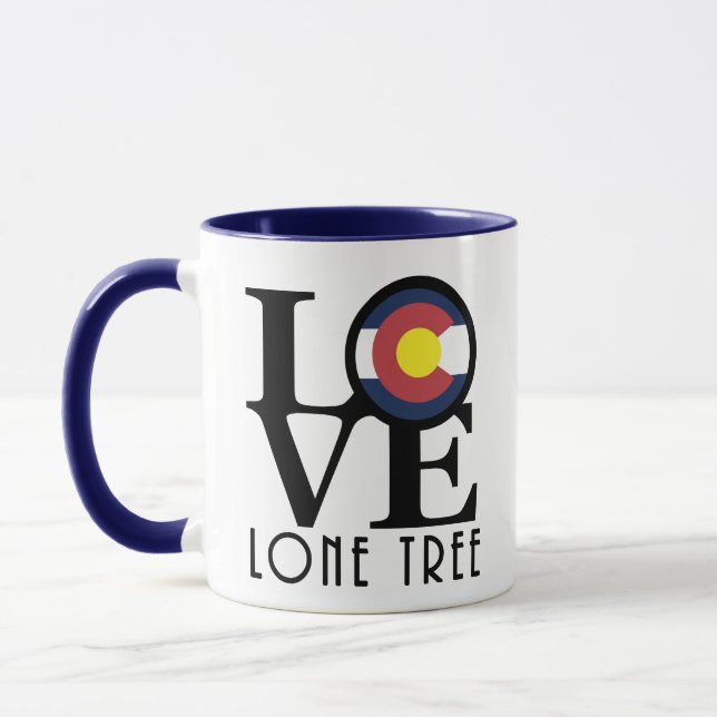 Taza LOVE Lone Tree Colorado (Izquierda)