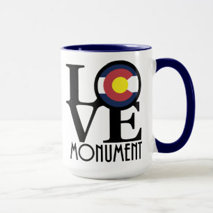 Taza LOVE Monument Colorado 15oz