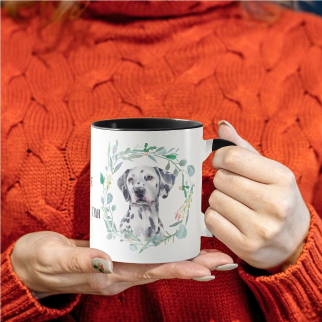 Taza Love My Dalmatian Wreath Coffee Mug (Subido por el creador)