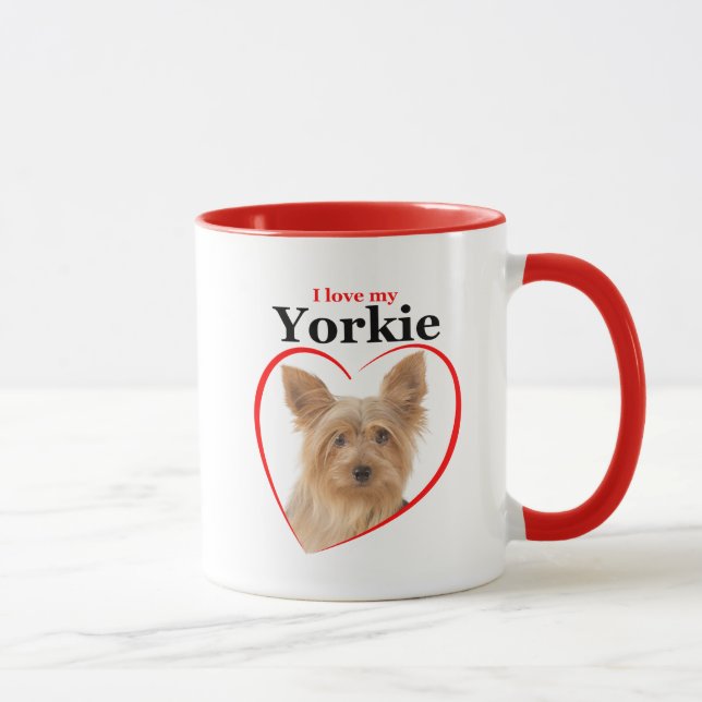 Taza Love My Yorkie Mug (Derecha)