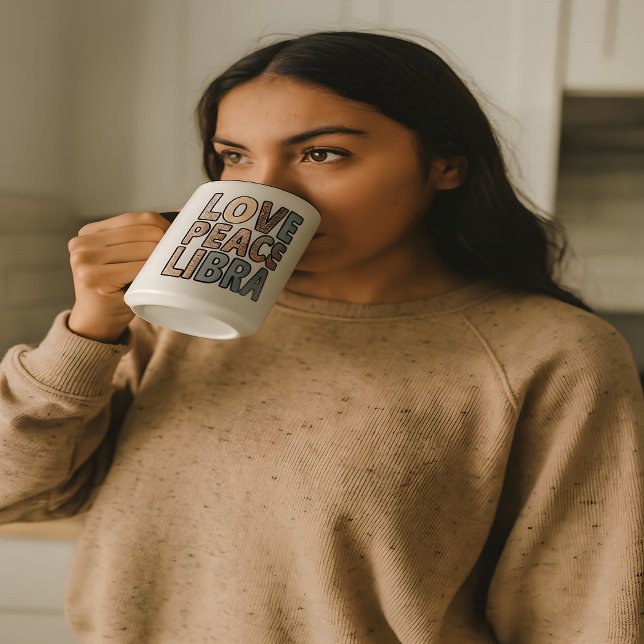 Taza Love Peace Libra 15 oz Combo Mug (Subido por el creador)