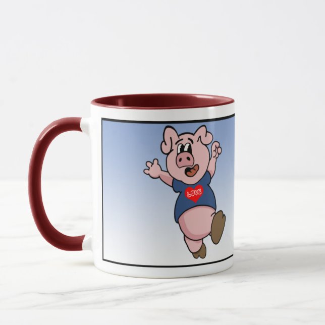 Taza Love Piggy (Izquierda)