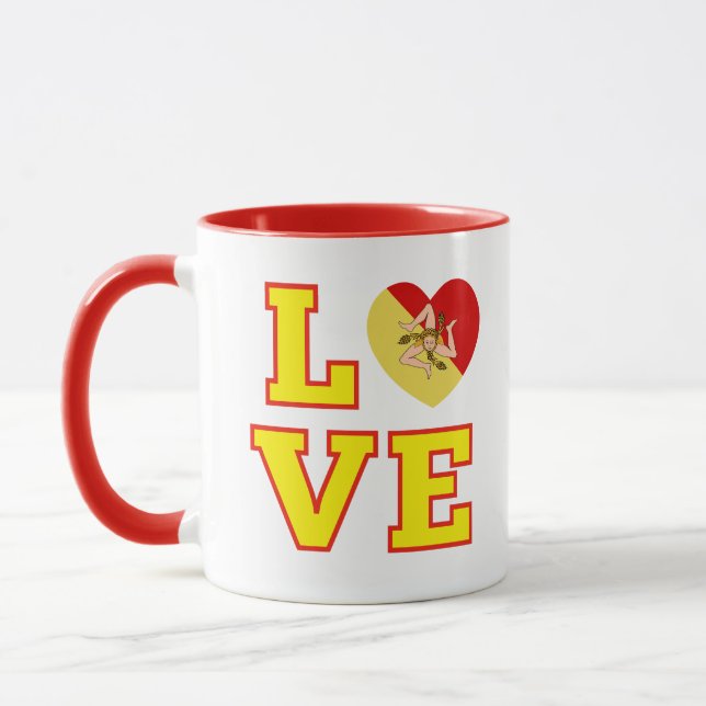 Taza LOVE Sicily Mug (Izquierda)