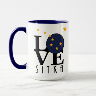 Taza LOVE Sitka Alaska 15oz