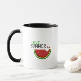 Taza Love Summer Watermelon mug