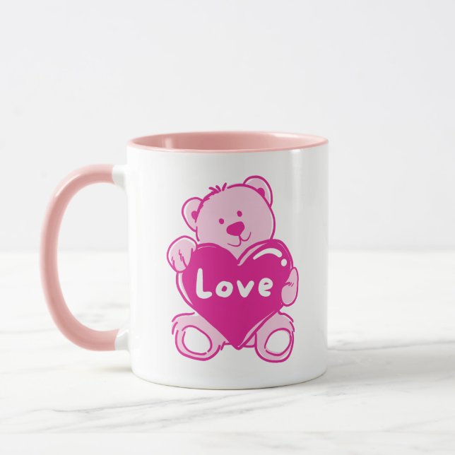 Taza Love Teddy Bear (Izquierda)