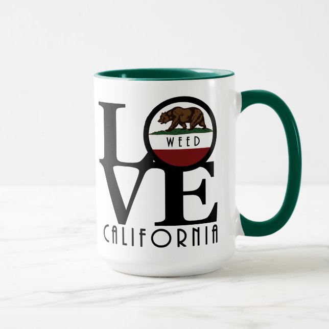 Taza LOVE Weed California (Derecha)