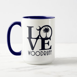 Taza LOVE Woodruff Carolina del Sur15oz