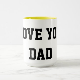Taza Love You Dad – Regalo para el padre, cumpleañ
