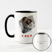 Love You Latte Valentine's Day Photo Personalized