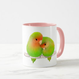 Taza Lovebirds mug