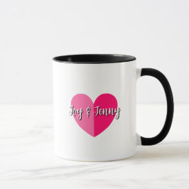 Taza Lovebirds Silhouette - Diseño Personalizado Valent