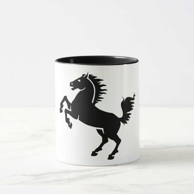 Taza Lover Animal | Crianza de caballos negros (Centro)