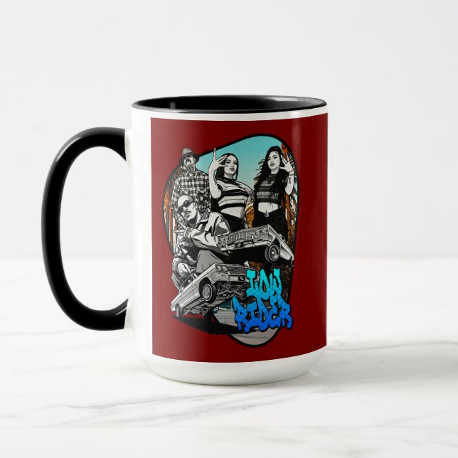 Taza Lowrider Urban Art – Chicano Streetwear Culture (Izquierda)