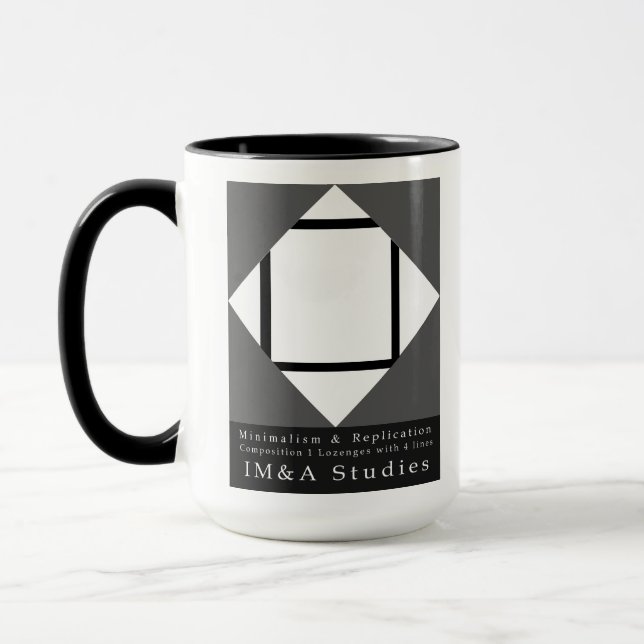 Taza Lozenges con 4 líneas Mug (Izquierda)