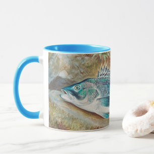 Taza Lubina por S.A. Kilbourne, Pez Vintage