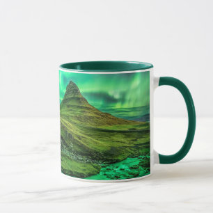 Taza Luces boreales sobre Islandia