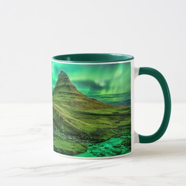 Taza Luces boreales sobre Islandia (Derecha)