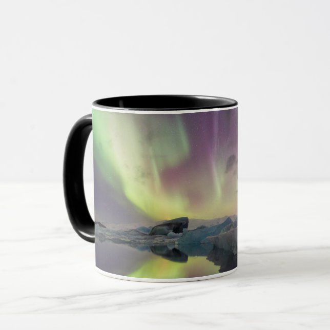 Taza Luces de Aurora reflejadas en laguna (Anverso izquierdo)