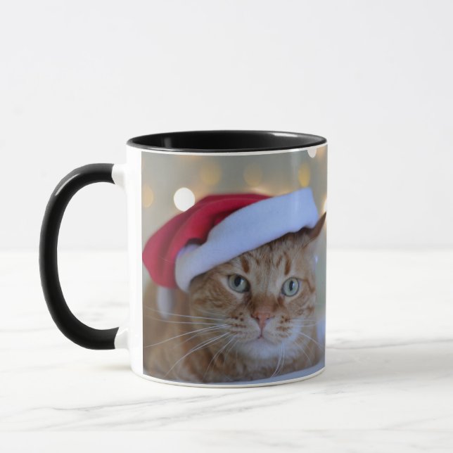Taza Luces de gato y Navidad (Izquierda)