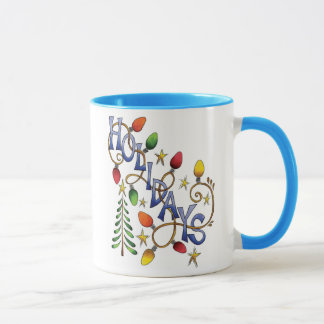 Taza Luces del día de fiesta