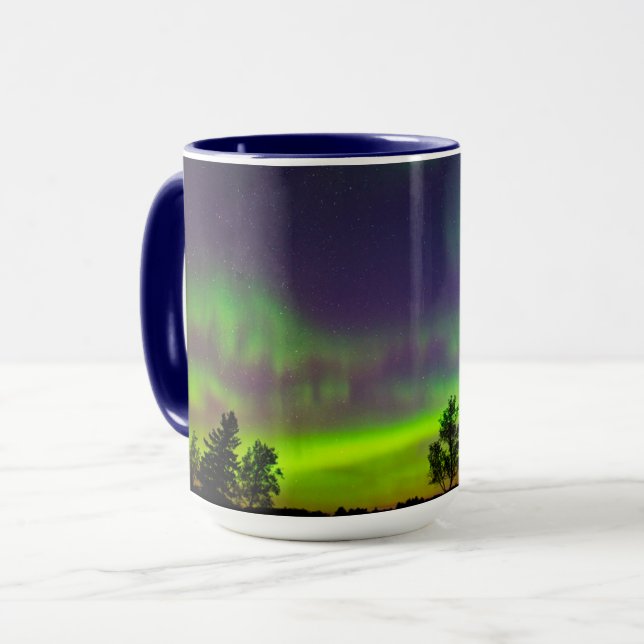 Taza Luces del Norte | Manitoba Canadá (Anverso izquierdo)