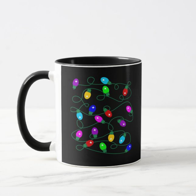Taza Luces navidades - Vamos a encender luces - Merry & (Izquierda)