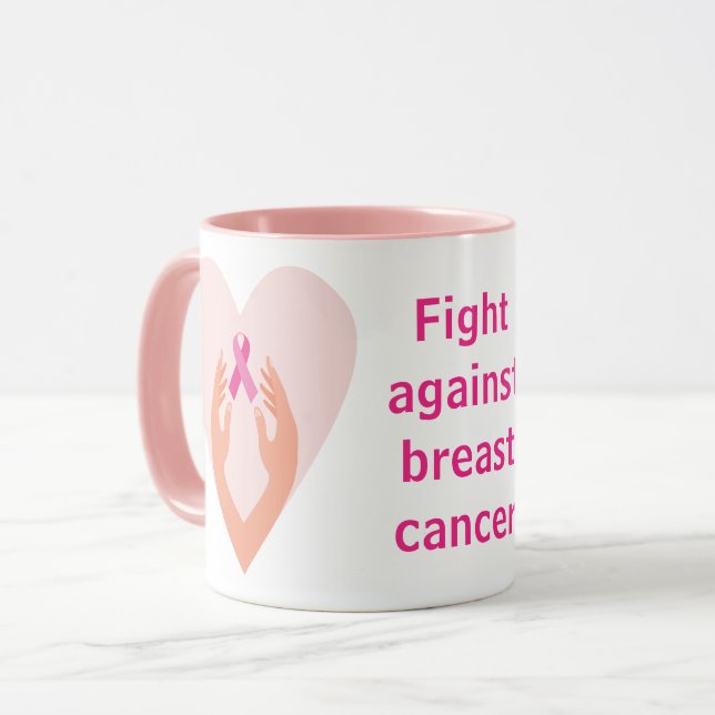 Taza Lucha contra el cáncer de mama (Anverso izquierdo)