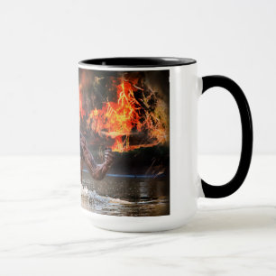 TAZA LUCHA EN EL AGUA