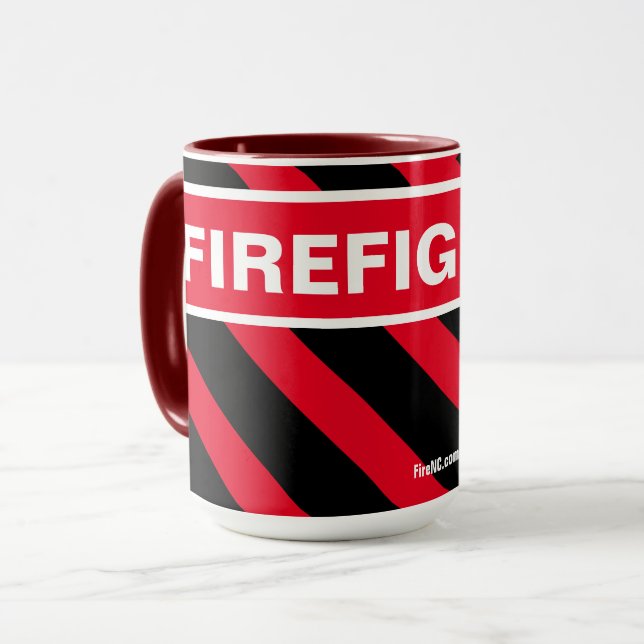 TAZA LUCHADOR DE FUEGO (Anverso izquierdo)