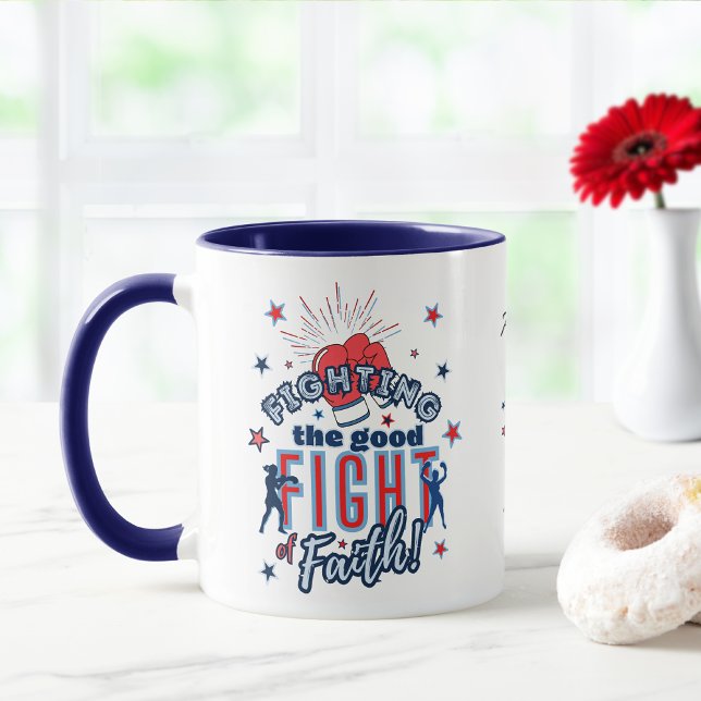 Taza Luchar contra la buena lucha del ganador del Blue  (Subido por el creador)